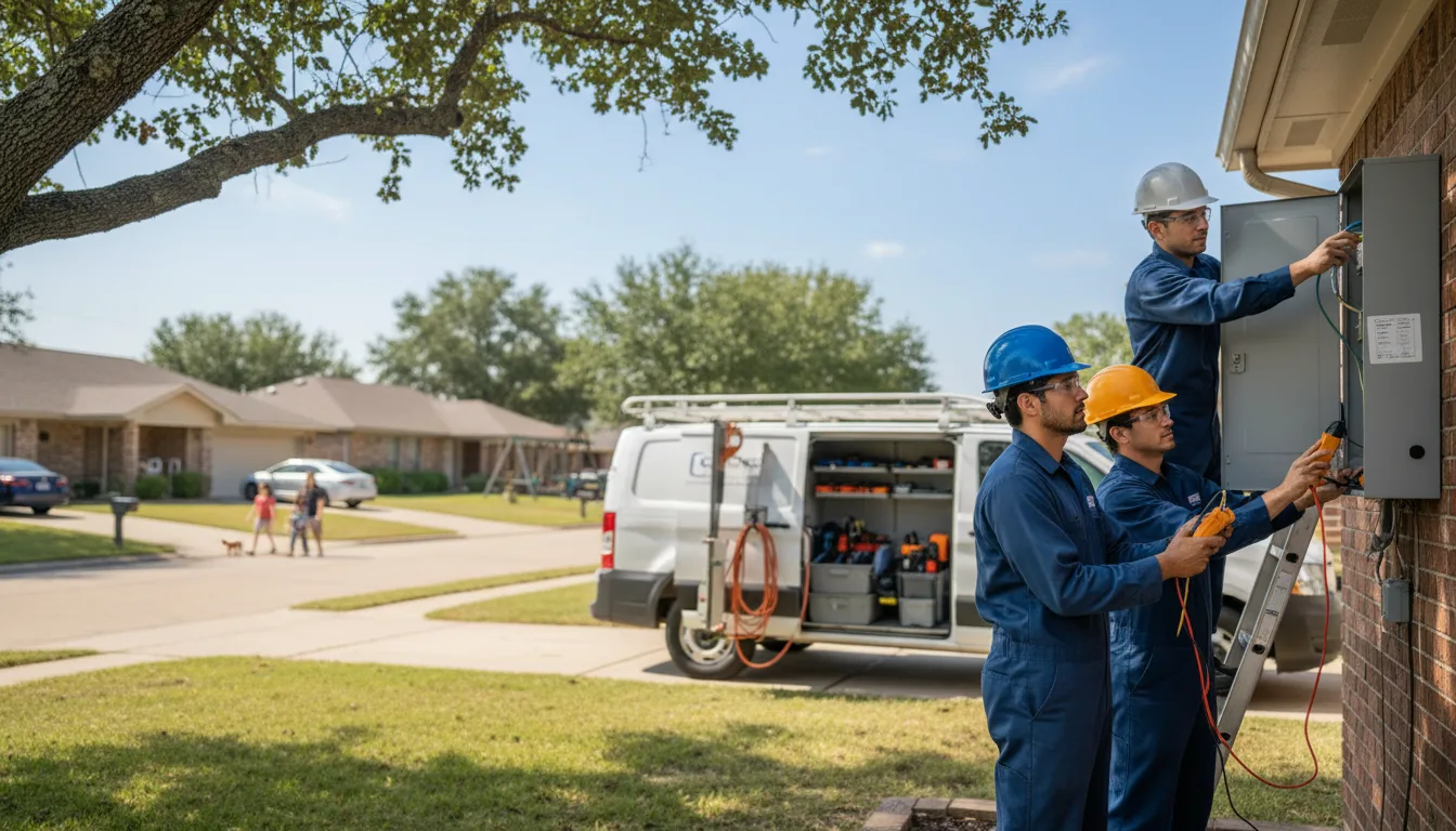 Certified electrician providing emergency electrical services in Raysal, WV